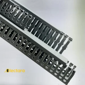 داکت شیاردار 40*40 طوسی پل الکتریک